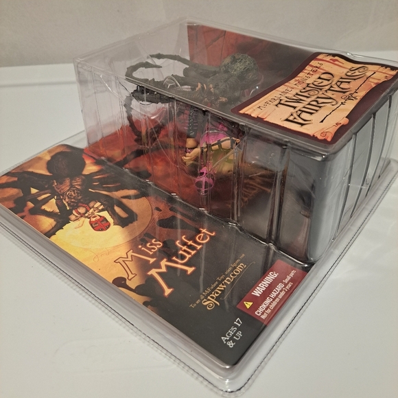 Spawn 2005 McFarlanes Monsters Twisted Fairy Tales Miss Muffet Figure MOC Sealed - Picture 4 of 6